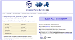 Desktop Screenshot of europeanpumps.co.uk